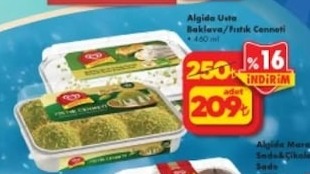 Algida Usta Baklava/Fıstık Cenneti 460 Ml