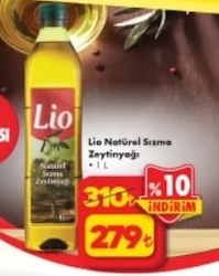 Lio Natürel Sızma Zeytinyağı 1 L