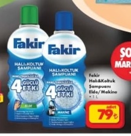 Fakir Halı&Koltuk Şampuanı 1 L