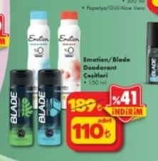 Emotion/Blade Deodorant Çeşitleri 150 Ml