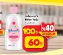 Johnson'S Bebe Yağı 200 Ml