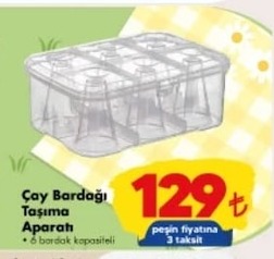 Çay Bardağı Taşıma Aparatı