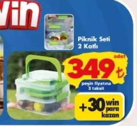 Piknik Seti 2 Katlı