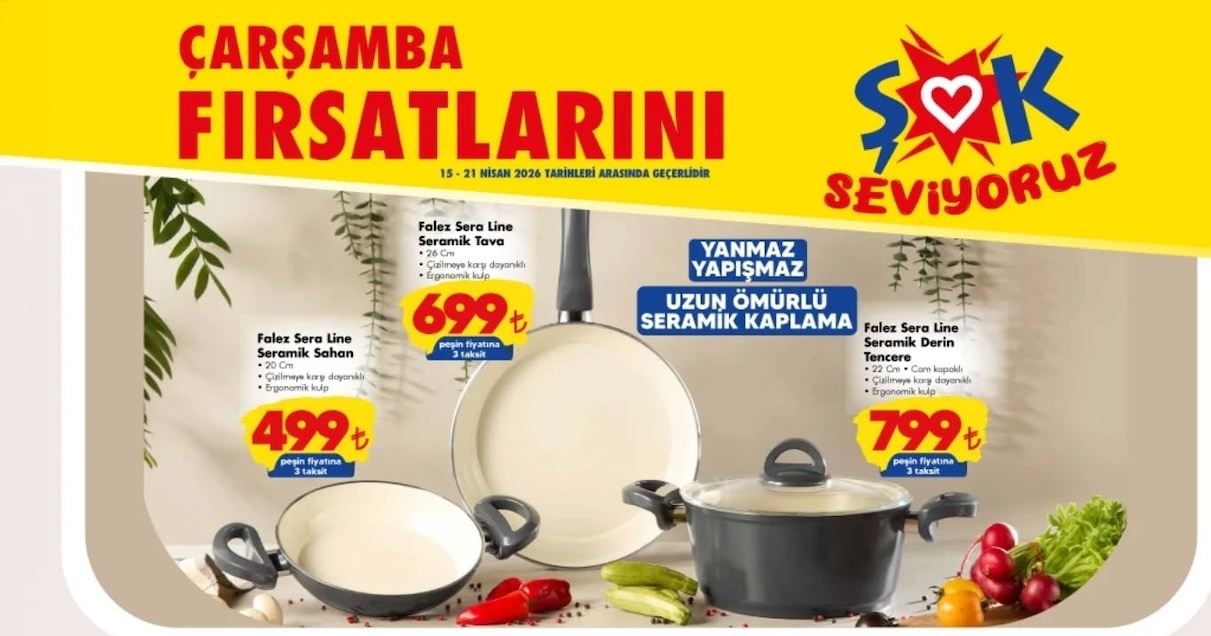 Falez Sera Line Seramik Tava