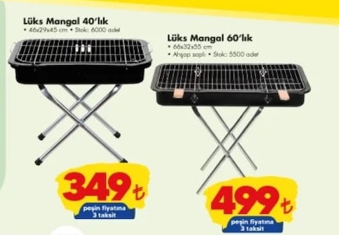 Lüks Mangal 40'Lık
