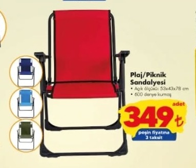 Plaj/Piknik Sandalyesi