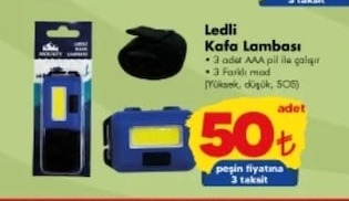 Mounty Ledli Kafa Lambası