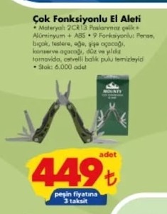 Çok Fonksiyonlu El Aleti