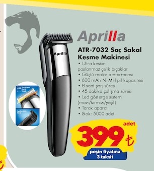 Aprilla Atr-7032 Saç Sakal Kesme Makinesi