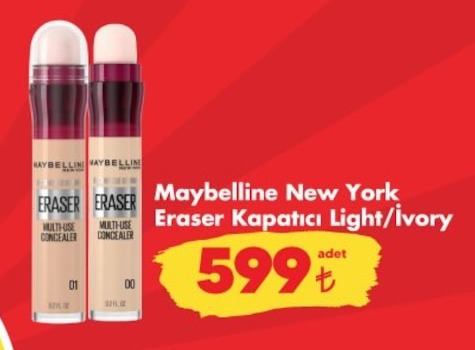 Maybelline New York Eraser Kapatici Light/Ivory
