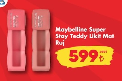 Maybelline Super Stay Teddy Likit Mat Ruj