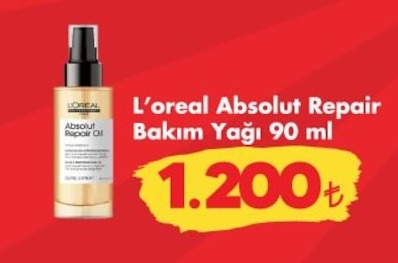 L'Oreal Absolut Repair Bakım Yağı 90Ml