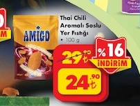 Amigo Thai Chili Aromalı Soslu Yer Fıstığı 100G