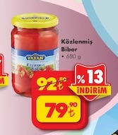 Vatan Közlenmiş Biber 680G