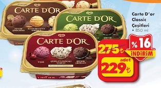 Carte D'Or Classic Çeşitleri 850Ml