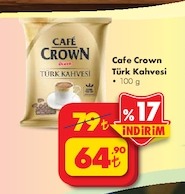 Cafe Crown Türk Kahvesi 100G