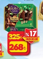Bravo Junior Belçika Çikolatası 6Li