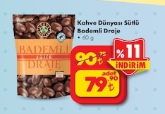 Kahve Dünyası Sütlü Bademli Draje 60G