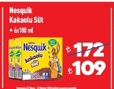 Nesquik Kakaolu Süt 1080Ml