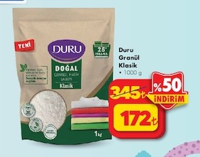 Duru Granül Klasik Deterjan 1000G