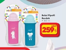 Bebsi Pipetli Bardak 300Ml