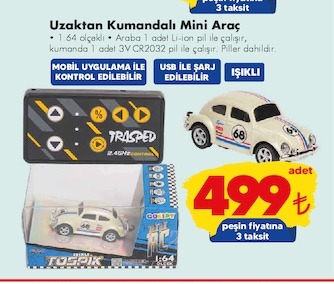 Uzaktan Kumandali Mini Arac