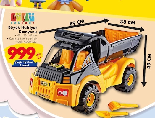 Güçlü Factory Büyük Hafriyat Kamyonu 89X38X49 Cm