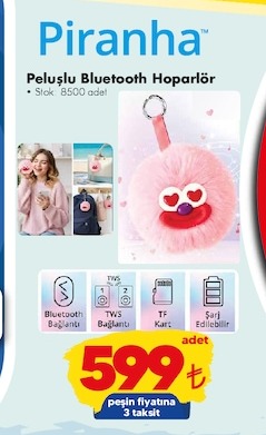 Puanlu Bluetooth Hoparlor 8500 Adet