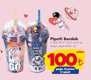 Pipetli Bardak 600 Ml
