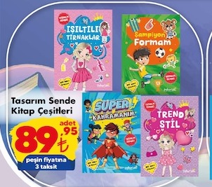 Tasarım Sende Kitap Çeşitleri
