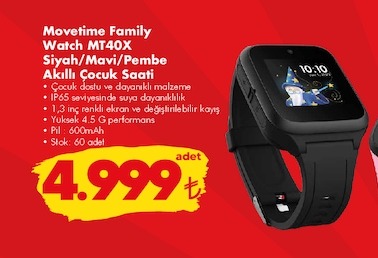Movetime Family Watch Mt40X Akilli Cocuk Saati