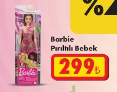 Barbie Pırıltılı Bebek 1 Adet