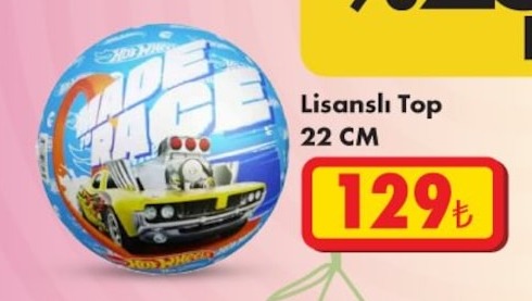 Hot Wheels Lisanslı Top 22 Cm