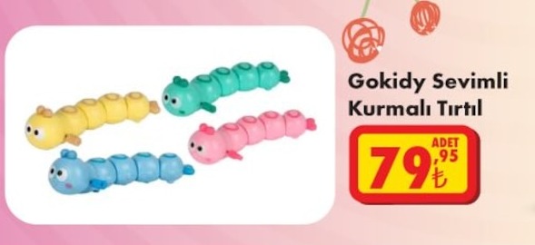 Gokidy Sevimli Kurmalı Tırtıl