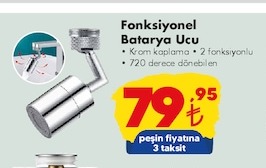 Fonksiyonel Batarya Ucu Krom Kaplama 2 Fonksiyonlu