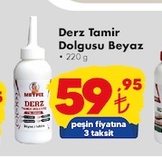 Derz Tamir Dolgusu Beyaz 220G