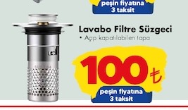 Lavabo Filtre Süzgeci