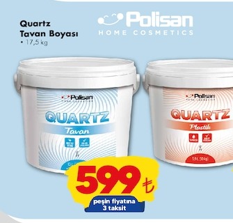 Polisan Quartz Tavan Boyası 17,5 Kg