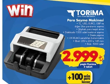Torima Para Sayma Makinesi