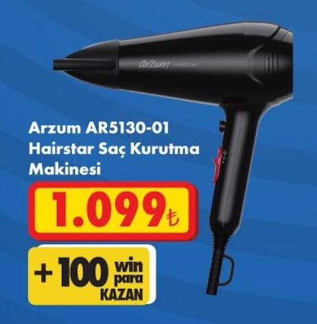 Arzum Ar5130-01 Haïrstar Saç Kurutma Makinesi