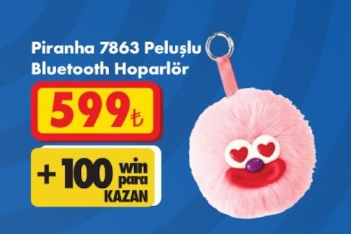 Piranha 7863 Peluşlu Bluetooth Hoparlör