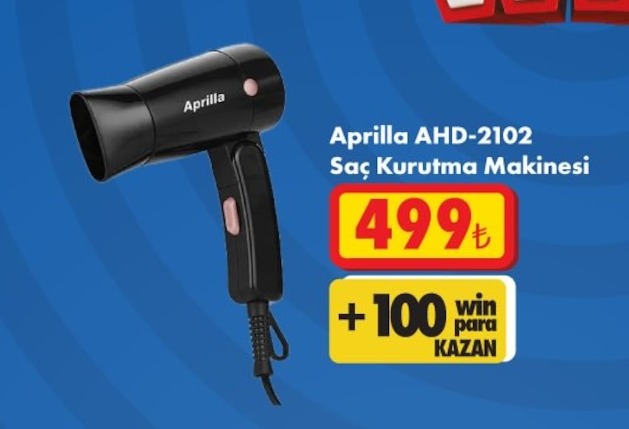 Aprilla Ahd-2102 Saç Kurutma Makinesi