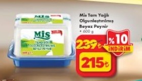 Mis Tam Yağlı Olgunlaşmış Beyaz Peynir 600G