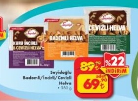 Seyidoğlu Bademli/İncirli/Cevizli Helva 350G