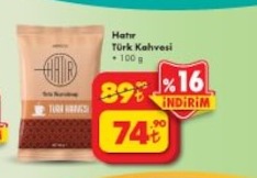 Hatir Türk Kahvesi 100G