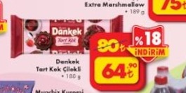 Dankek Tart Kek Çilekli 180G