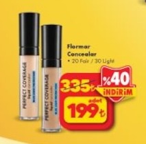 Flormar Concealer 20 Fair/30 Light