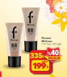 Flormar Bb Krem 01 Fair / 03 Light