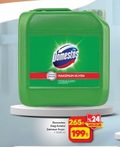 Domestos Dağ Esintisi Çamaşır Suyu 3240 Ml