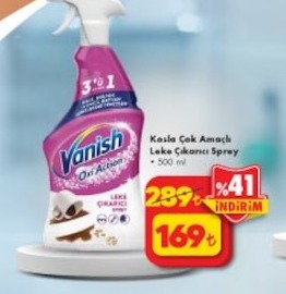 Vanish Leke Çıkarıcı Sprey 500 Ml